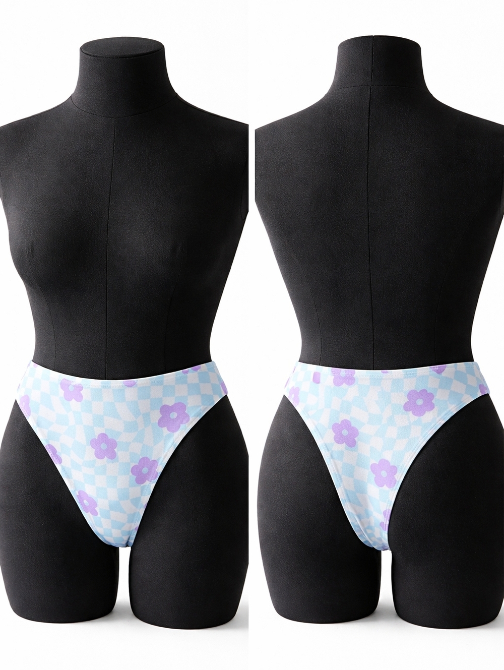 Urban Outfitters Oneone Lavande Floral Bikini Bottom Size Med